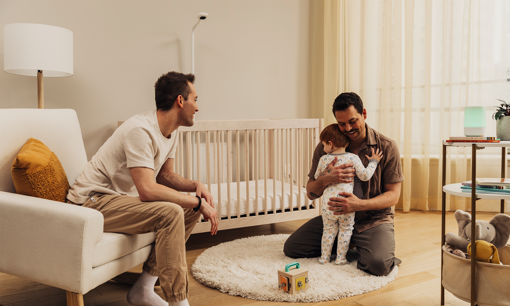 Nanit smart baby monitor in an Australian nursery