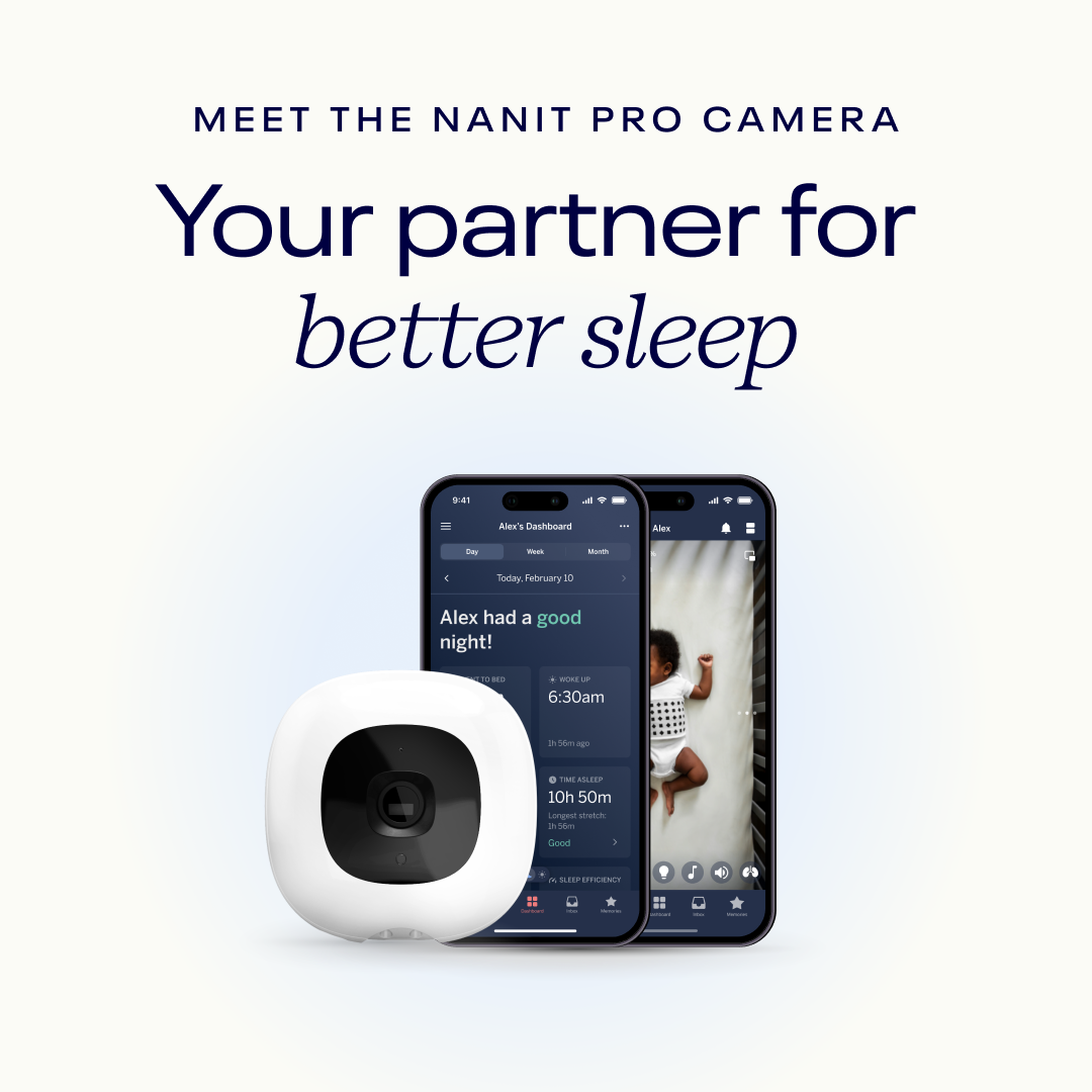 Nanit Smart Baby Pro Monitor with Floor Stand for Nursery Setup