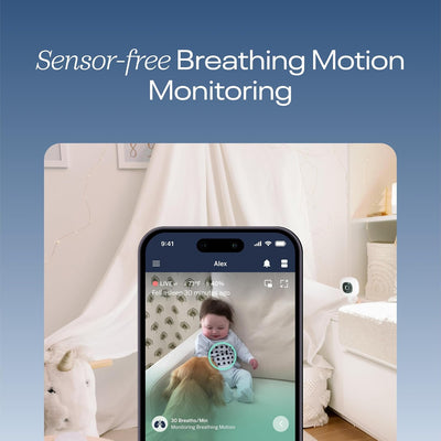 Nanit Smart Baby Monitor with Flex Stand for Travel & Multi-Room Use