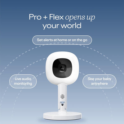 Nanit Smart Baby Monitor with Flex Stand for Travel & Multi-Room Use
