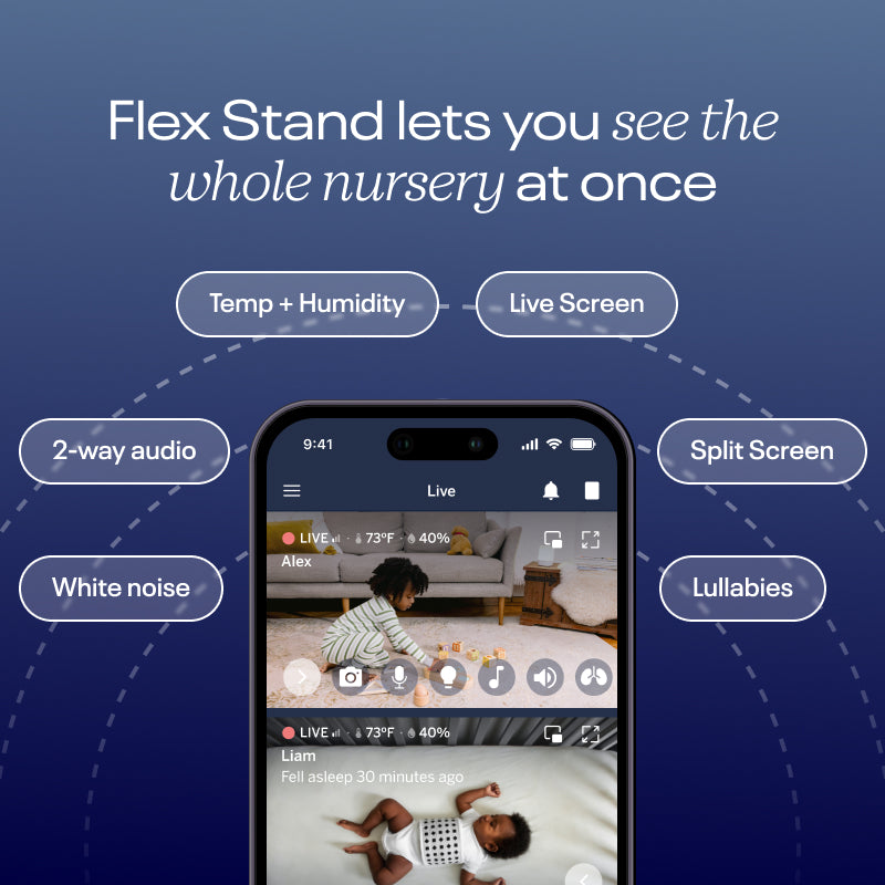 Smart Baby Monitor + Flex Stand