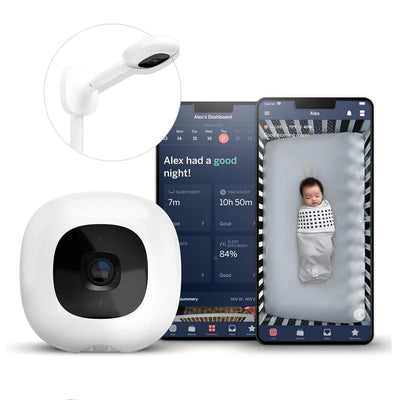 Nanit Nursery Bundle 2 wall mount holder with secure attachment and sleek design for baby monitor setup